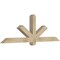 Ekena Millwork Kennewick Rough Sawn Timber Gable Bracket, Douglas Fir, 72"W x 24"H x 4"D x 4"F, 8/12 Pitch GBW072X24X0404KEN00RDF - alternate 2